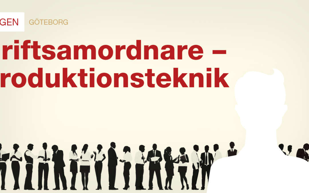 Driftsamordnare – Produktionsteknik Eftermiddag – till Pågen i Göteborg