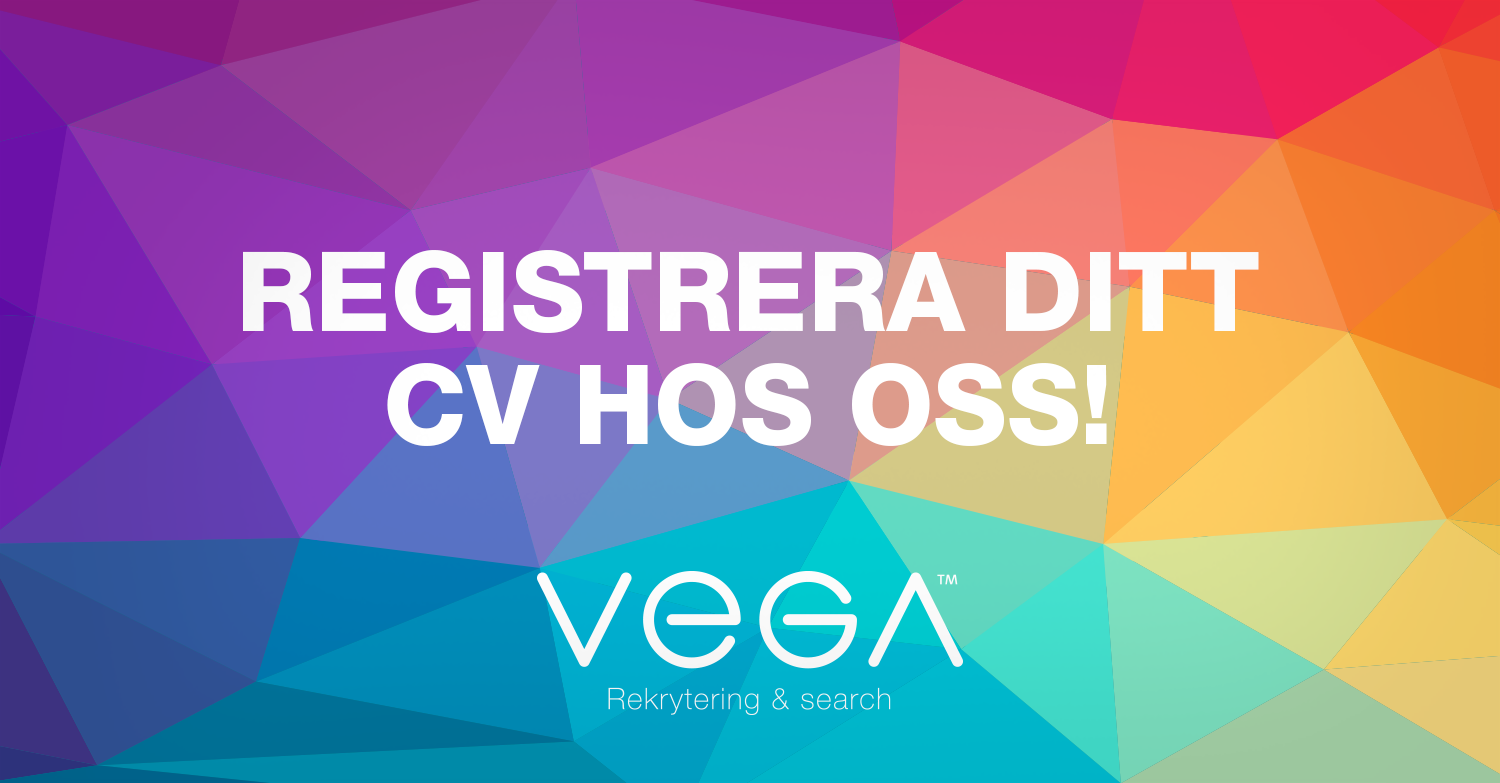 Registrera ditt CV hos oss!